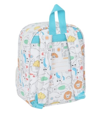 MOCHILA GUARDERIA C/BOLSILLO SAFTA PREESCOLAR "ZOO" 2