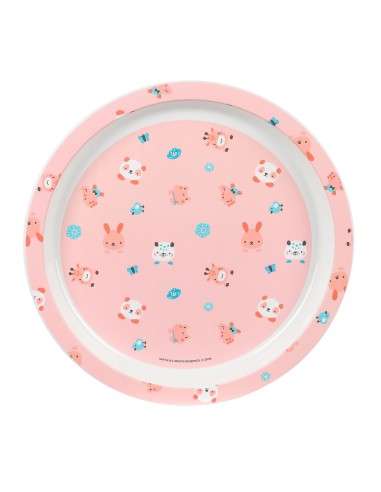 SET DE PLATOS, CUBIERTOS Y VASO SAFTA PREESCOLAR "JIRAFA"