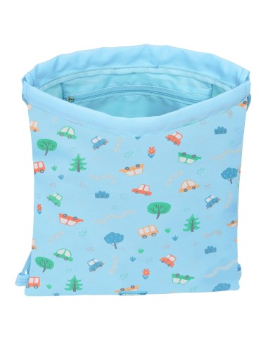 SACO PLANO JUNIOR SAFTA PREESCOLAR "COCHES"