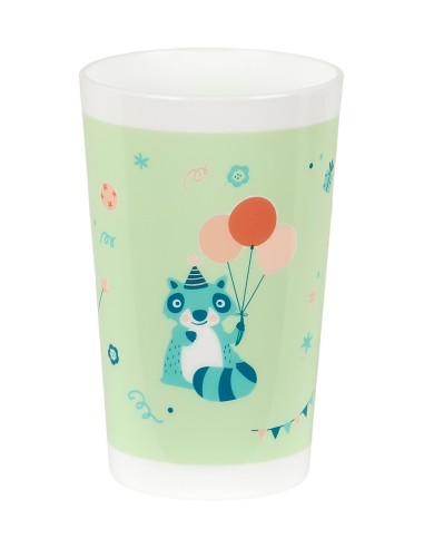 SET DE PLATOS, CUBIERTOS Y VASO SAFTA PREESCOLAR "FIESTA"