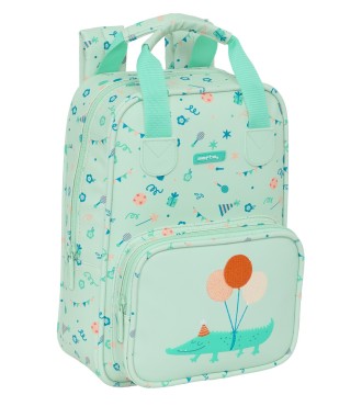 MOCHILA INFANTIL CON ASAS SAFTA PREESCOLAR "FIESTA"