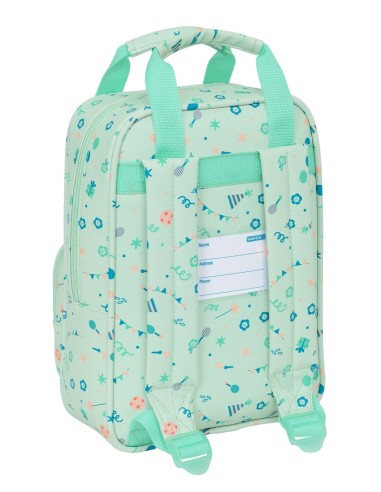 MOCHILA INFANTIL CON ASAS SAFTA PREESCOLAR "FIESTA"
