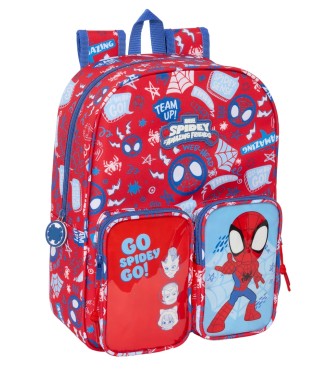 MOCHILA INFANTIL BOLSILLOS ADAPT.CARRO SPIDEY "RESCUE"