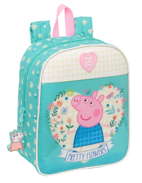 MOCHILA GUARDERIA ADAPT.CARRO PEPPA PIG "PRETTY FLOWERS" MOCHILA GUARDERIA ADAPT.CARRO PEPPA PIG "PRETTY FLOWERS"