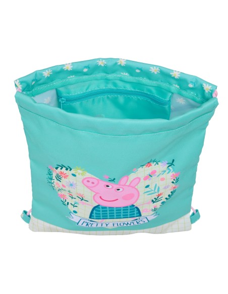 SACO PLANO JUNIOR PEPPA PIG "PRETTY FLOWERS" SACO PLANO JUNIOR PEPPA PIG "PRETTY FLOWERS"