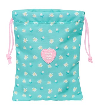 SAQUITO MERIENDA PEPPA PIG "PRETTY FLOWERS" 2