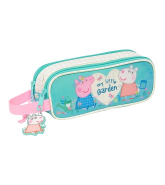 PORTATODO DOBLE PEPPA PIG "PRETTY FLOWERS"