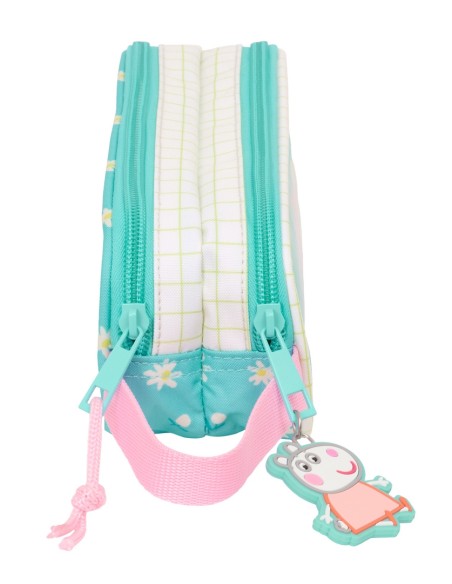 PORTATODO DOBLE PEPPA PIG "PRETTY FLOWERS"