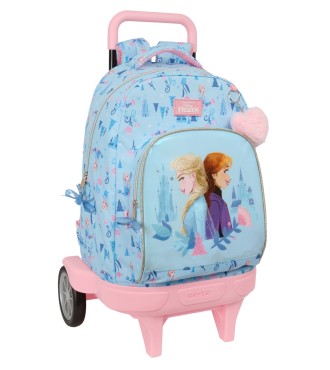 MOCHILA GDE. C/RUEDAS COMPACT EVOL. EXT. FROZEN "ICE MAGIC"
