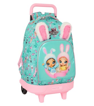 MOCHILA GDE. C/RUEDAS COMPACT EXTRAIBLE NANANA "BUNNY"