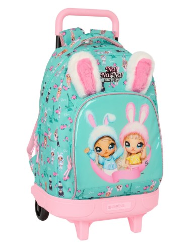MOCHILA GDE. C/RUEDAS COMPACT EXTRAIBLE NANANA "BUNNY"