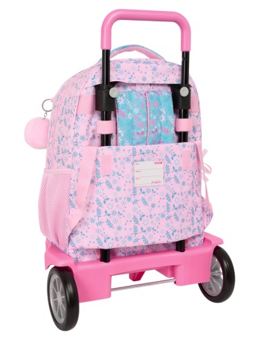 MOCHILA GDE. C/RUEDAS COMPACT EVOL. EXT. GLOWLAB KIDS "SWING"