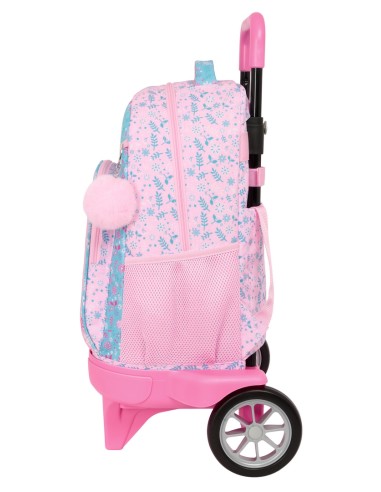 MOCHILA GDE. C/RUEDAS COMPACT EVOL. EXT. GLOWLAB KIDS "SWING"