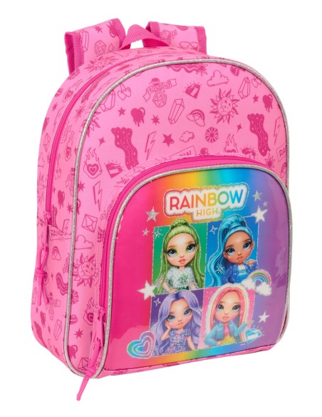 MOCHILA INFANTIL ADAPT.CARRO RAINBOW HIGH "SHINE"