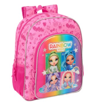 MOCHILA JUNIOR ADAPT.CARRO RAINBOW HIGH "SHINE"
