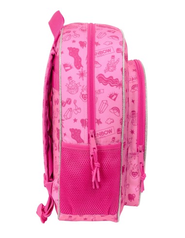 MOCHILA JUNIOR ADAPT.CARRO RAINBOW HIGH "SHINE"
