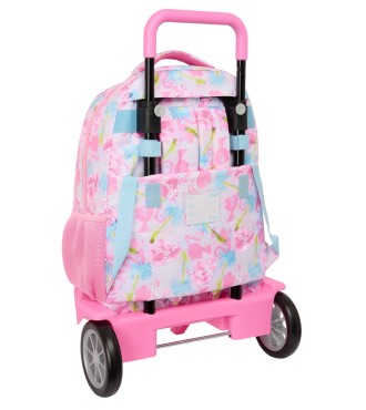 MOCHILA GDE. C/RUEDAS COMPACT EVOL. EXT. BARBIE "PAINTERLY" 2