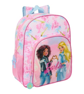 MOCHILA JUNIOR ADAPT.CARRO BARBIE "PAINTERLY"