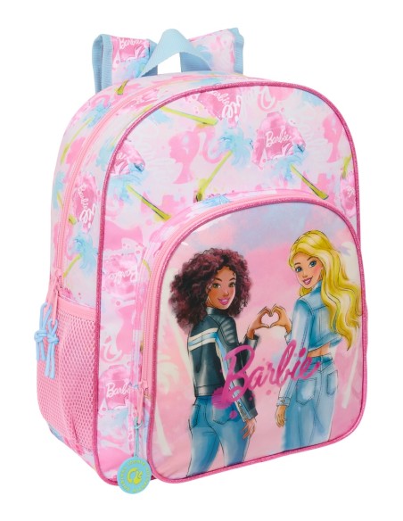MOCHILA JUNIOR ADAPT.CARRO BARBIE "PAINTERLY"