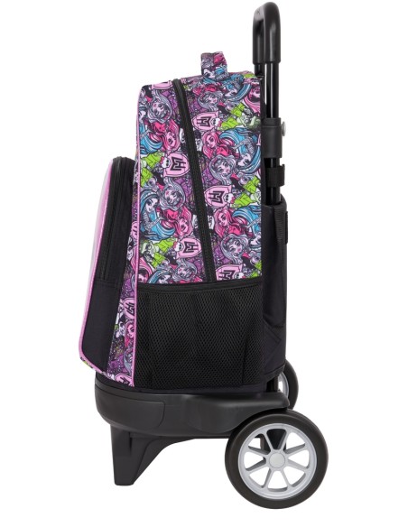 MOCHILA GDE. C/RUEDAS COMPACT EVOL. EXT. MONSTER HIGH "DRAMA" MOCHILA GDE. C/RUEDAS COMPACT EVOL. EXT. MONSTER HIGH "DRAMA"