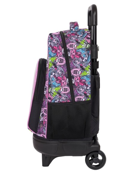 MOCHILA GDE. C/RUEDAS COMPACT EXTRAIBLE MONSTER HIGH "DRAMA" MOCHILA GDE. C/RUEDAS COMPACT EXTRAIBLE MONSTER HIGH "DRAMA"