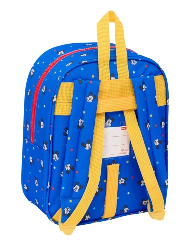 MOCHILA GUARDERIA ADAPT.CARRO INTERCAMBI MICKEY MOUSE "GOOD DAY"