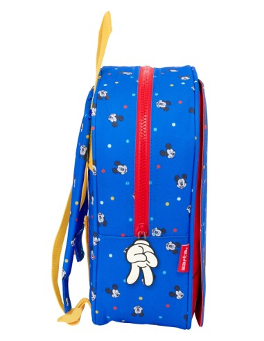 MOCHILA GUARDERIA ADAPT.CARRO INTERCAMBI MICKEY MOUSE "GOOD DAY"