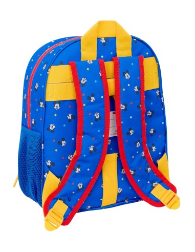 MOCHILA INFANTIL BOLSILLOS ADAPT.CARRO MICKEY MOUSE "GOOD DAY"