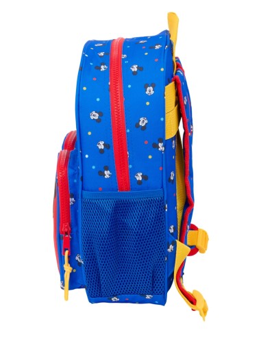 MOCHILA INFANTIL BOLSILLOS ADAPT.CARRO MICKEY MOUSE "GOOD DAY"