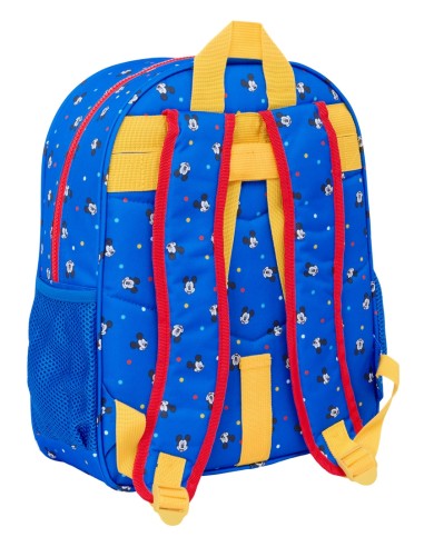MOCHILA JUNIOR ADAPT.CARRO MICKEY MOUSE "GOOD DAY"