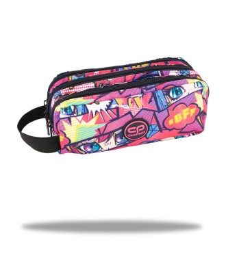 Estuche Tres Cremalleras Primus Coolpack Pink Anime
