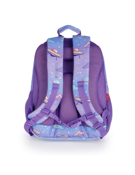 Mochila Tres Compartimentos Escolar Gabol Cosmos Mochilas...