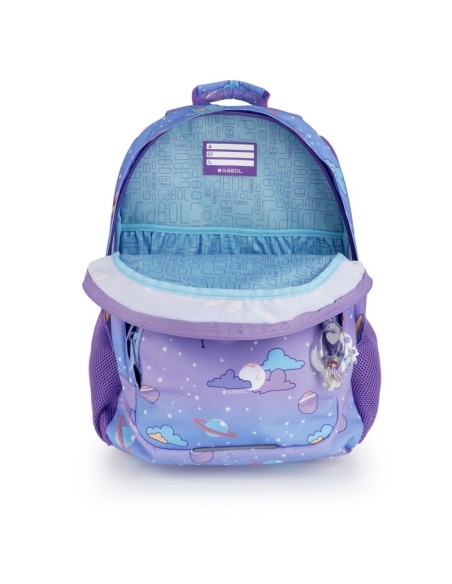 Mochila Tres Compartimentos Escolar Gabol Cosmos Mochilas...