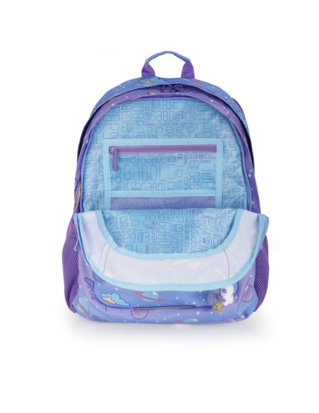 Mochila Tres Compartimentos Escolar Gabol Cosmos Mochilas...