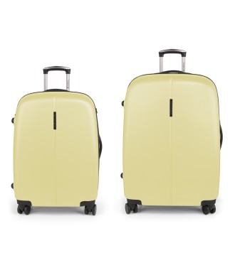Set 2 Maletas M-L Gabol Paradise Xp Amarillo
