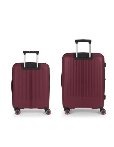 Set 2 Maletas C22-M  Gabol Brooklyn Burdeos