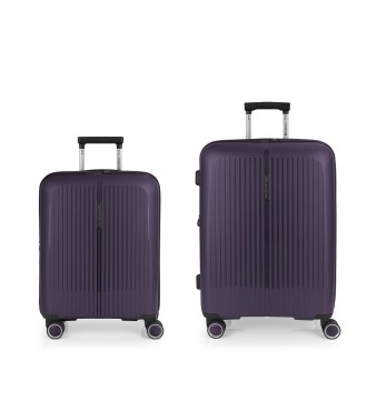 Set 2 Maletas C22-M  Gabol Brooklyn Morado