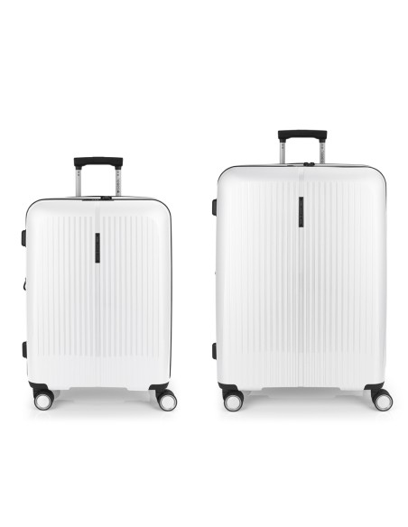 Set 2 Maletas M-L Gabol Brooklyn Blanco Set 2 Maletas M-L Gabol Brooklyn Blanco