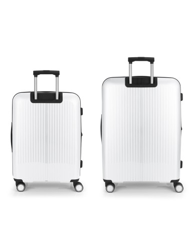 Set 2 Maletas M-L Gabol Brooklyn Blanco