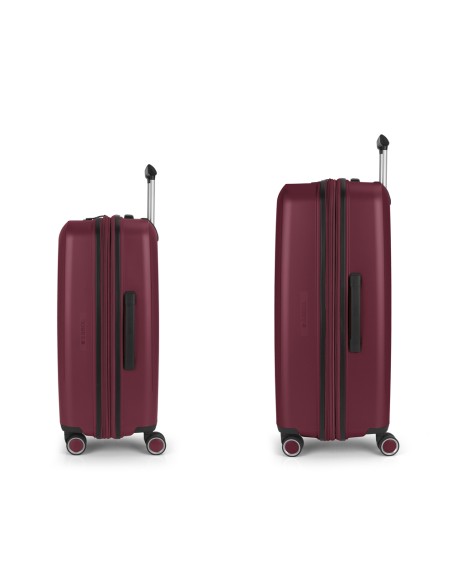 Set 2 Maletas M-L Gabol Brooklyn Burdeos