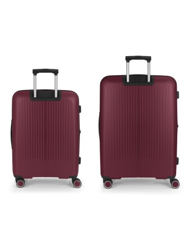 Set 2 Maletas M-L Gabol Brooklyn Burdeos