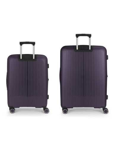 Set 2 Maletas M-L Gabol Brooklyn Morado