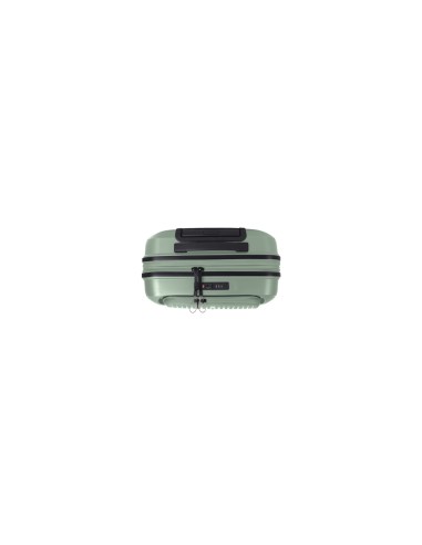 Maleta Trolley Cabina Con Bolsillo Frontal Gabol Brooklyn Verde