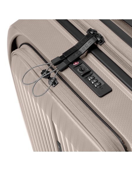 Maleta Trolley Cabina Con Bolsillo Frontal Gabol Brooklyn Beige Maleta Trolley Cabina Con Bolsillo Frontal Gabol Brooklyn Beige