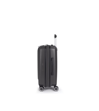 Maleta Trolley Cabina Con Bolsillo Frontal Gabol Brooklyn Gris 2