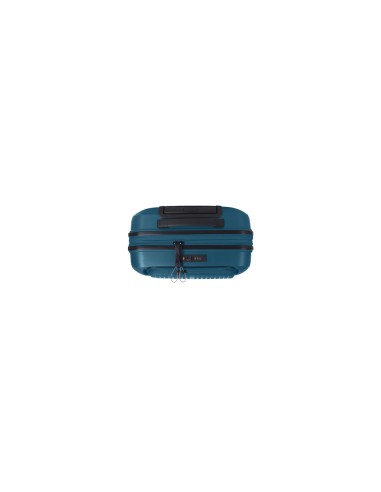 Maleta Trolley Cabina Con Bolsillo Frontal Gabol Brooklyn Turquesa