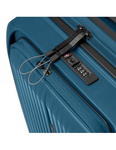 Maleta Trolley Cabina Con Bolsillo Frontal Gabol Brooklyn Turquesa