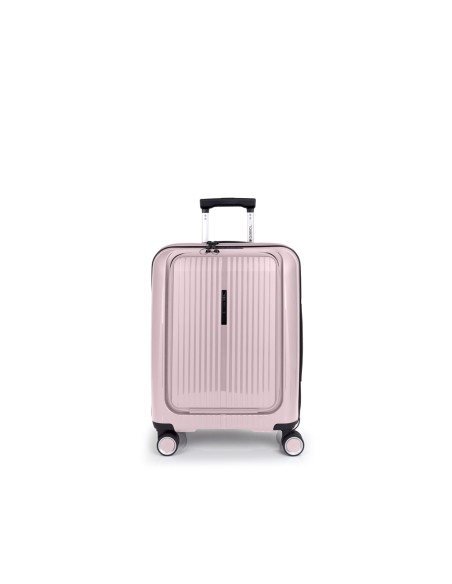 Maleta Trolley Cabina Con Bolsillo Frontal Gabol Brooklyn Rosa Maleta Trolley Cabina Con Bolsillo Frontal Gabol Brooklyn Rosa