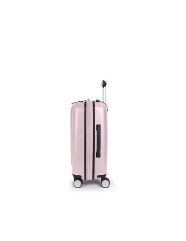 Maleta Trolley Cabina Con Bolsillo Frontal Gabol Brooklyn Rosa