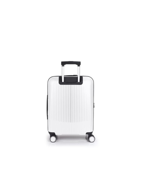 Maleta Trolley Cabina Con Bolsillo Frontal Gabol Brooklyn Blanco Maleta Trolley Cabina Con Bolsillo Frontal Gabol Brooklyn Blanco